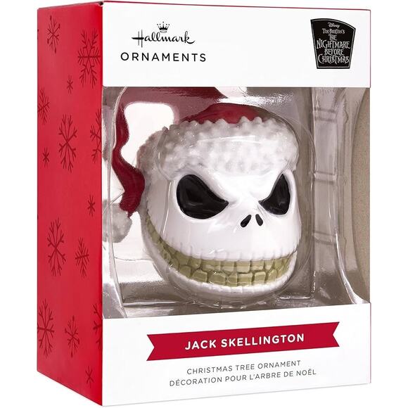 NIB Disney Tim Burton The Nightmare Before Christmas Jack Christmas Ornament - Picture 1 of 6